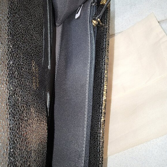 JIMMY CHOO Tilsa Glitter Clutch Wristlet - Picture 9 of 10